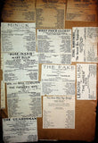 Theater - Large Program Clip Collection 1880-1925