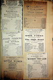 Theater - Large Program Clip Collection 1880-1925