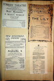 Theater - Large Program Clip Collection 1880-1925