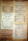Theater - Large Program Clip Collection 1880-1925