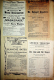 Theater - Large Program Clip Collection 1880-1925
