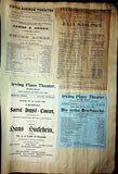Theater - Large Program Clip Collection 1880-1925