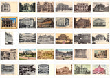 Theaters of the World - Large Postcard Collection