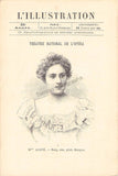 Theatre National de L´Opera - L´Illustration - Program Lot 1894-1903