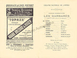 Theatre National de L´Opera - L´Illustration - Program Lot 1894-1903