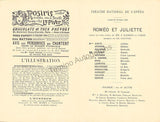 Theatre National de L´Opera - L´Illustration - Program Lot 1894-1903