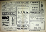 Theatre Royal de L´Opera - Cairo - Program Lot 1920s