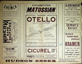 Theatre Royal de L´Opera - Cairo - Program Lot 1920s