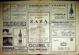 Theatre Royal de L´Opera - Cairo - Program Lot 1920s