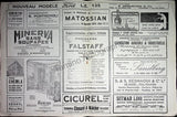 Theatre Royal de L´Opera - Cairo - Program Lot 1920s