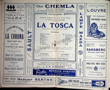 Theatre Royal de L´Opera - Cairo - Program Lot 1920s