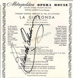 Thebom, Blanche - Autograph Photo and Program Lot