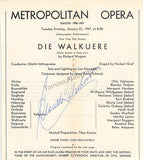 Thebom, Blanche - Autograph Photo and Program Lot