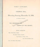 Thomas, Theodore - Program and Clip Lot 1883-1885
