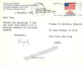 Thomson, Virgil - Autograph Lot