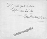 Tibbett, Lawrence - Teyte, Maggie & Others - Lot of 8 Autographed items