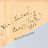 Tibbett, Lawrence - Teyte, Maggie & Others - Lot of 8 Autographed items