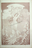 Tosca - Hariclea Darclee - Teatro de la Opera Program - Buenos Aires 1902