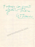 Toscanini, Arturo - Autograph Letter Signed + Envelope + 2 ALS from Walter Toscanini
