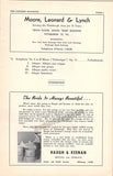 Toscanini, Arturo - Concert Program Pittsburgh 1950