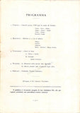 Toscanini, Arturo - Concert Program Rome 1916