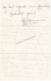 Toscanini, Arturo - His Baton + Autograph Letter Signed by Walter Toscanini