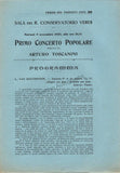 Toscanini, Arturo - Program and Playbill Collection 1915-1930