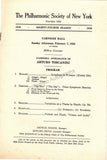 Toscanini, Arturo - Program and Playbill Collection 1915-1930