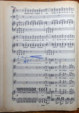 Un Ballo in Maschera Signed Score
