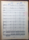 Un Ballo in Maschera Signed Score