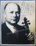 Elman, Mischa - Large Size Autograph Photo