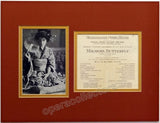 Farrar, Geraldine - Signed Photo in Madama Butterfly + Program Clip