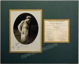 Farrar, Geraldine - Signed Photo in Tosca + Program Clip
