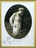 Farrar, Geraldine - Signed Photo in Tosca + Program Clip