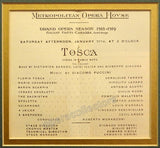 Farrar, Geraldine - Signed Photo in Tosca + Program Clip