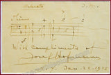 Hofmann, Josef - Autograph Music Quote Signed 1925