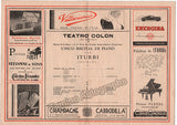 Iturbi, Jose - 2 Concert Programs - Teatro Colon, Buenos Aires, 1935-36