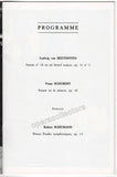 Kempff, Wilhelm - Paris Concert Program 1981