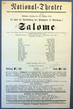 Knappertsbusch, Hans - 4 Playbills 1924-25 Munich Staatsoper
