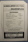 Rachmaninoff, Sergei - Concert Program Amsterdam 1939