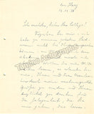 Schuricht, Carl - Autograph Letter Signed, with Nazi Salutation, 1938