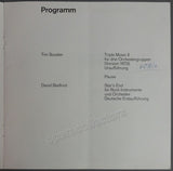 Souster, Tim - World Premiere Program Triple Music II, 1974
