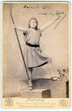 Van Dyck, Ernest - Signed Cabinet photo as Parsifal