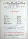 Wagner Operas at Vienna Staatsoper Programs 1942-44
