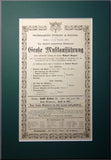 Wagner, Richard - Playbill Concert 1863 with Wagner Conducting his Own Music!