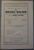 Walter, Bruno - Berlin Philharmonic Orch - Set of 2 programs 1927-1930