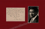 Wolf-Ferrari, Ermanno - Autograph Note Signed and Photo