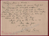 Wolf-Ferrari, Ermanno - Autograph Note Signed and Photo
