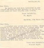 Zajic, Florian - Two Autograph Letters Signed