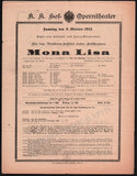 Vienna Hof-Opern Theater - Lot of 31 Opera Program-Playbills 1874-1937